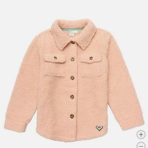 Roxy Pink Sherpa Jacket